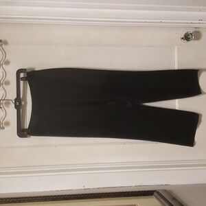 Chanel 100% Silk Black Trousers Slacks 40